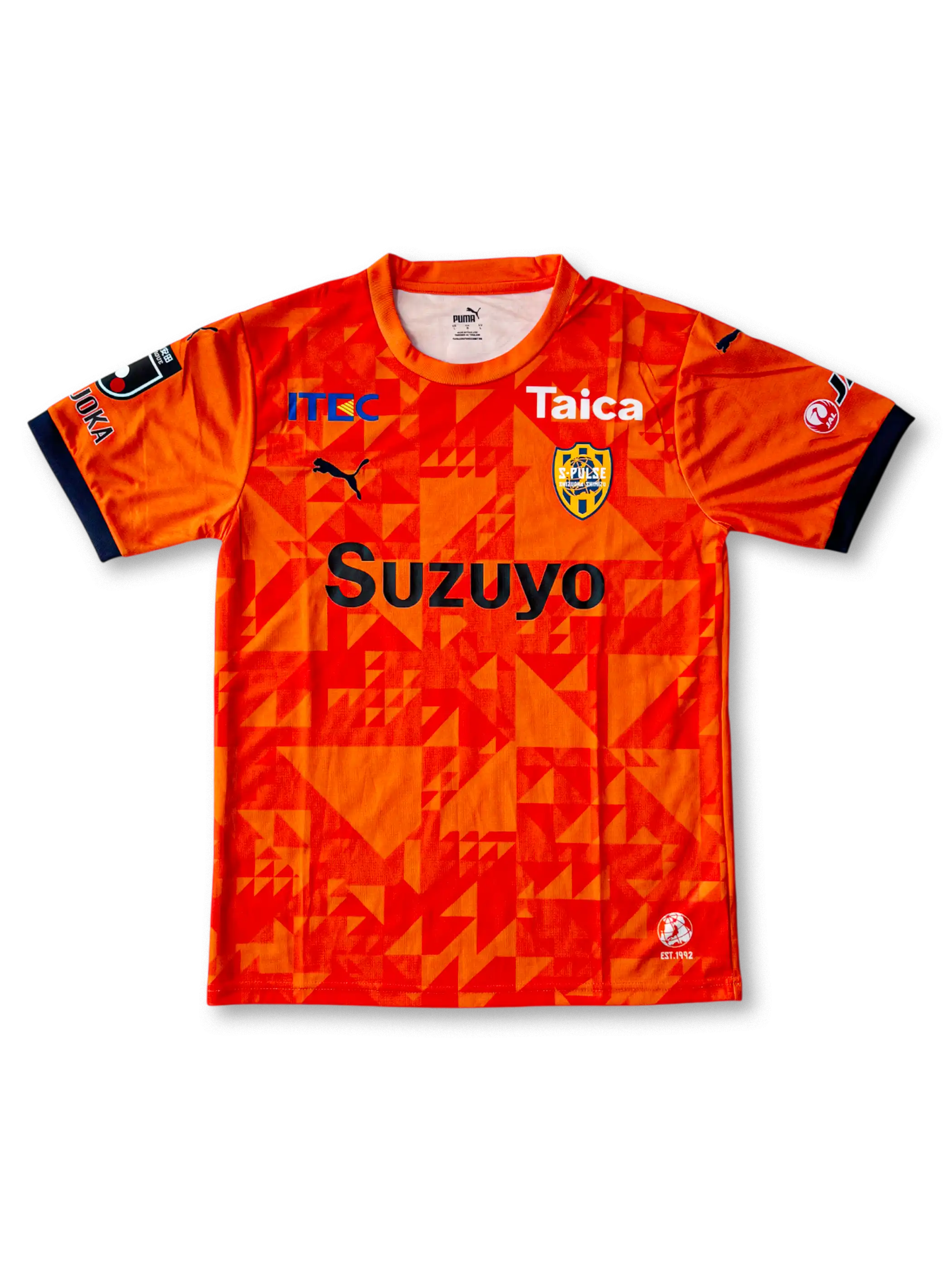 2025–2026 清水エスパルス ホーム オレンジジオメトリック-KICKO 2025–2026 清水エスパルス ホーム オレンジジオメトリック-KICKO