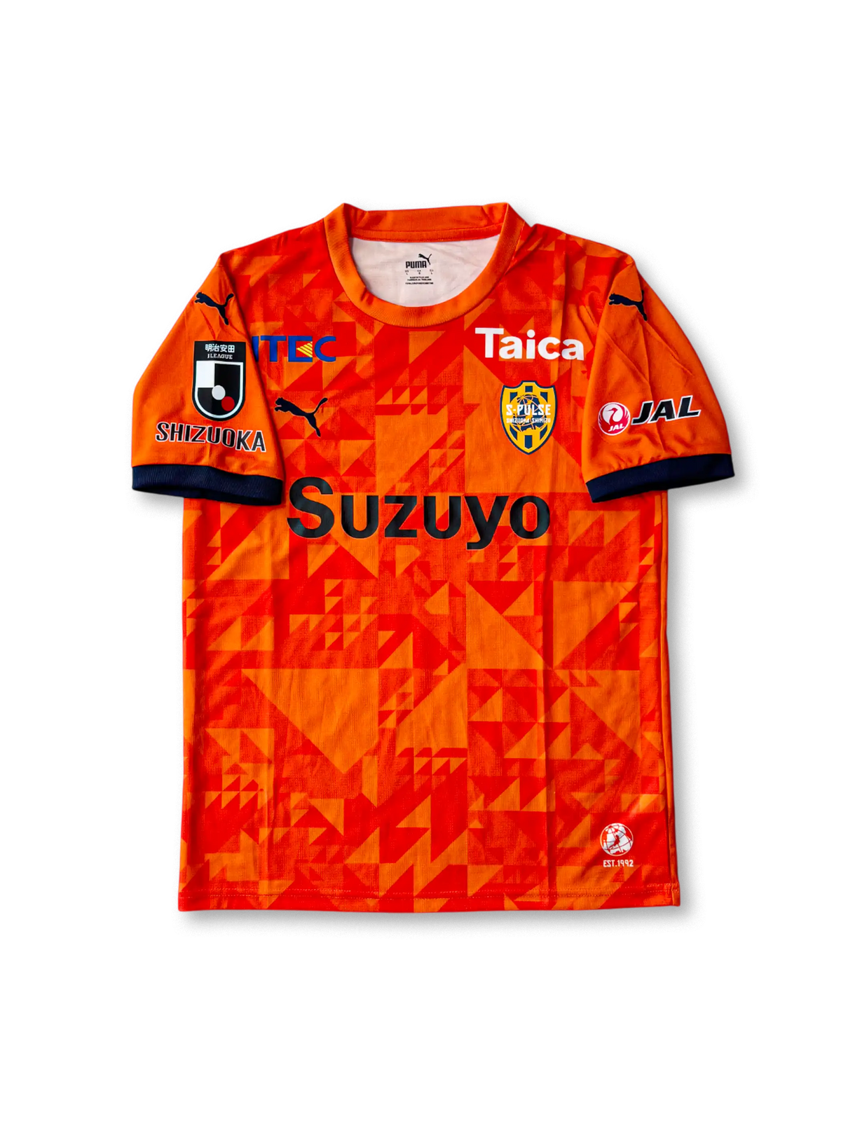 2025–2026 清水エスパルス ホーム オレンジジオメトリック-KICKO 2025–2026 清水エスパルス ホーム オレンジジオメトリック-KICKO