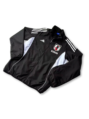 【希少品KIRIN】黒 Lサイズ サッカー日本代表ウェア 2025年 日本代表 トレーニングジャケット ブラック（KIRIN／スポンサー