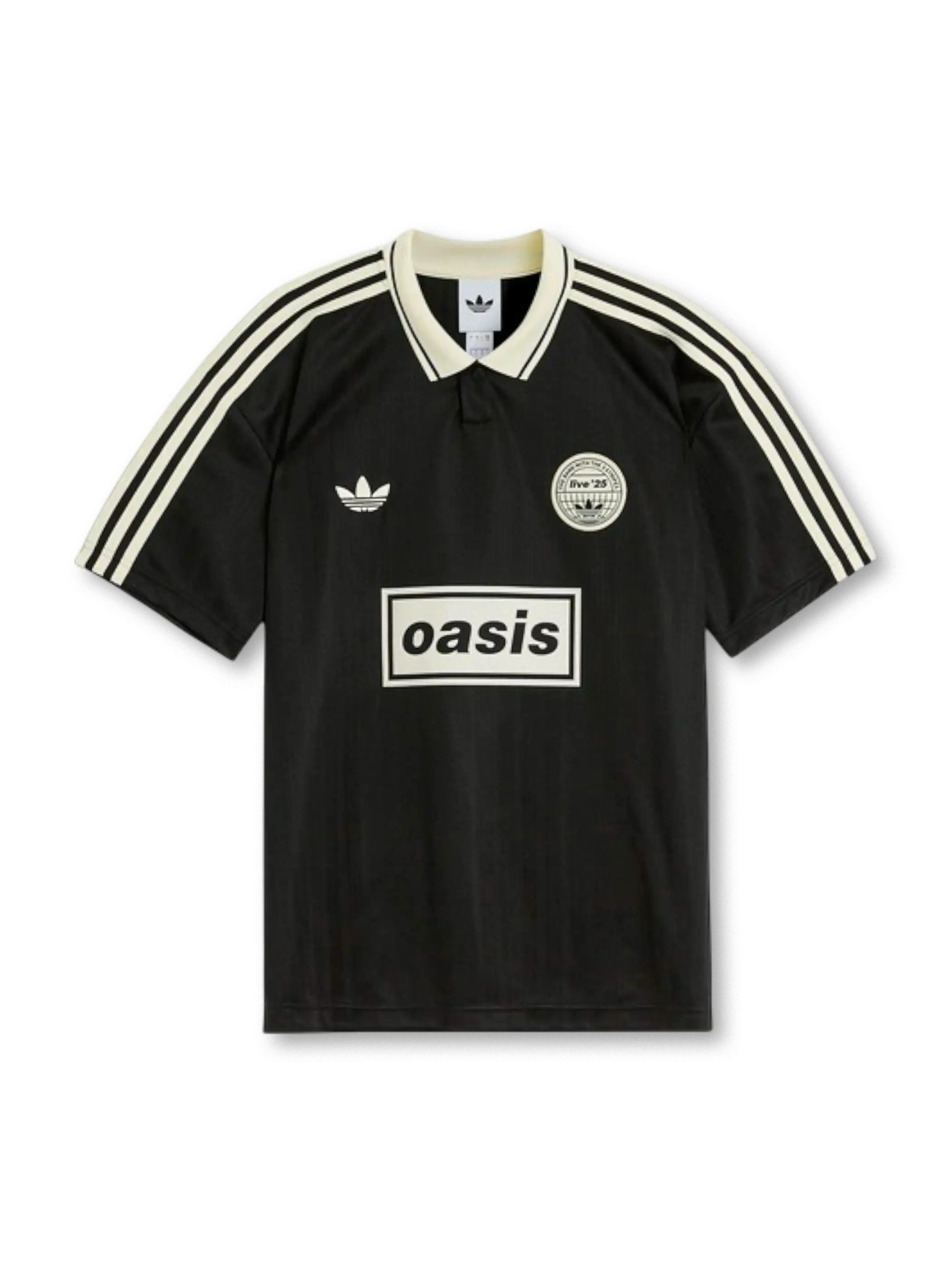 OASIS “Live ’25” adidas コラボユニフォーム スカイブルー 正面デザイン 