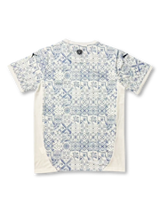 2025年 ポルトガル代表 トレーニングジャージ 正面デザイン アズレージョ模様