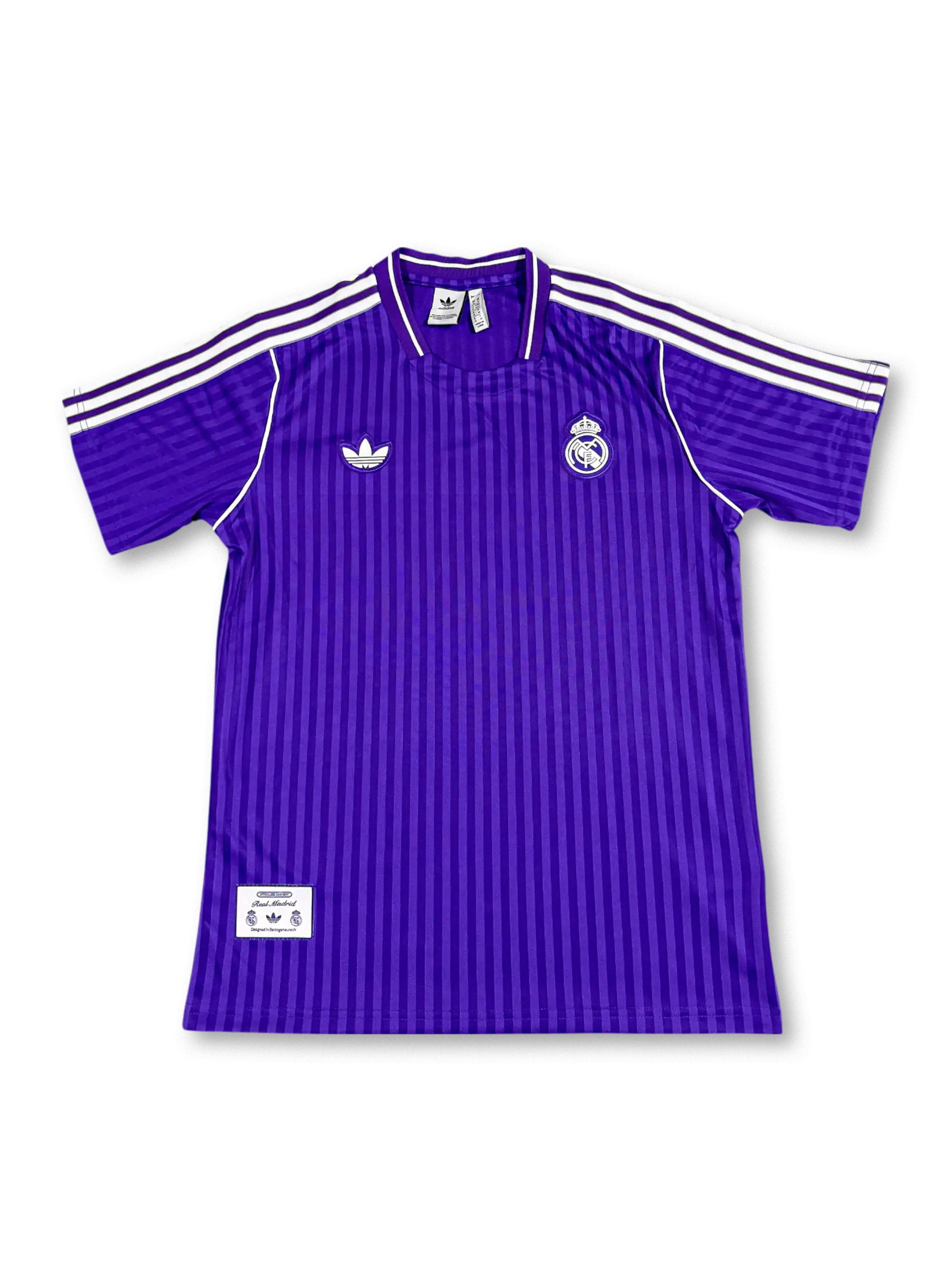025年 レアル・マドリード パープルレトロTシャツ, vintage football shirt