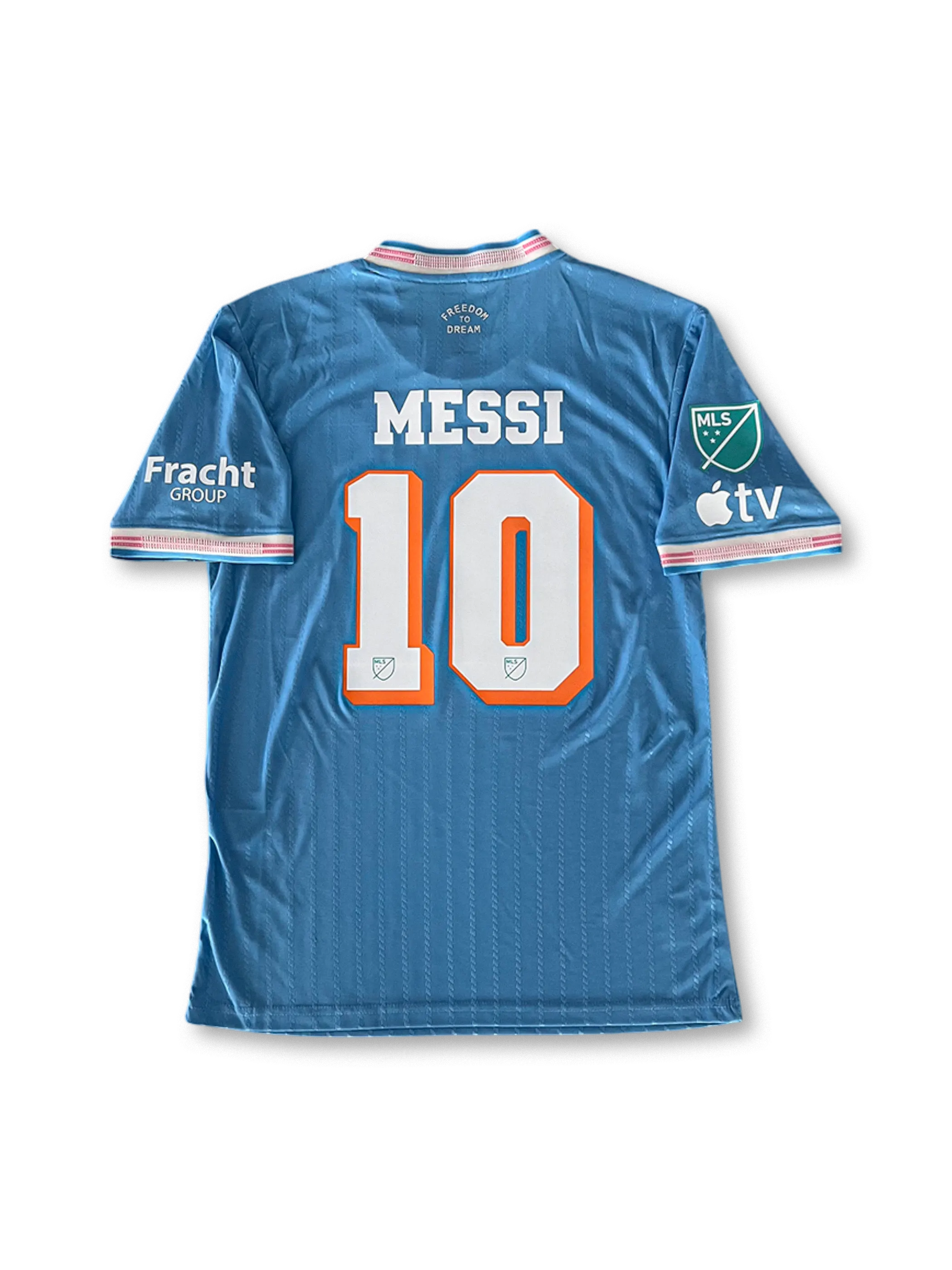 2025-26シーズン インテル・マイアミセカンドアウェイユニフォーム、リオネル・メッシサイン入り10番、MLS公式試合用デザイン