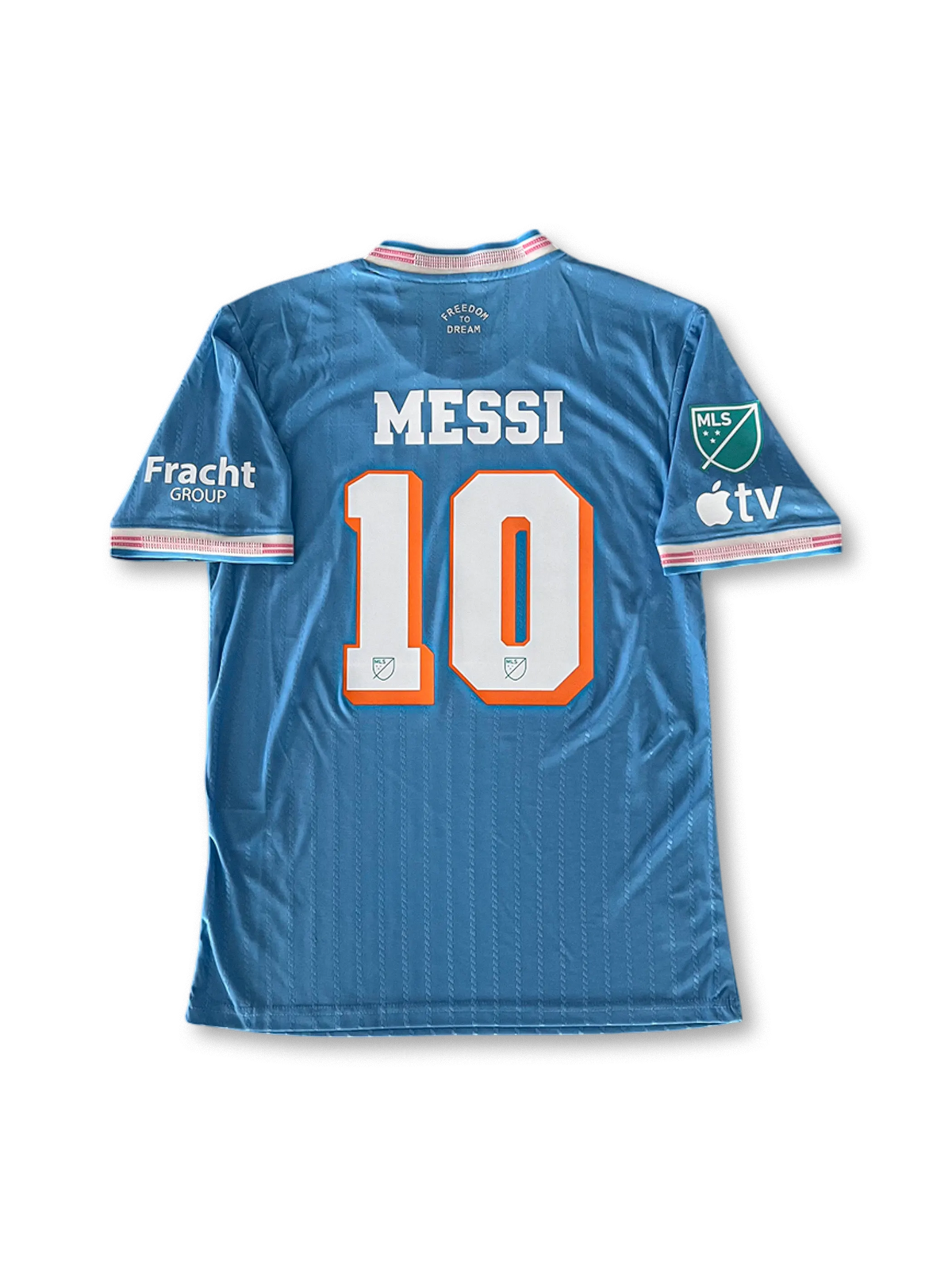 2025-26シーズン インテル・マイアミセカンドアウェイユニフォーム、リオネル・メッシサイン入り10番、MLS公式試合用デザイン