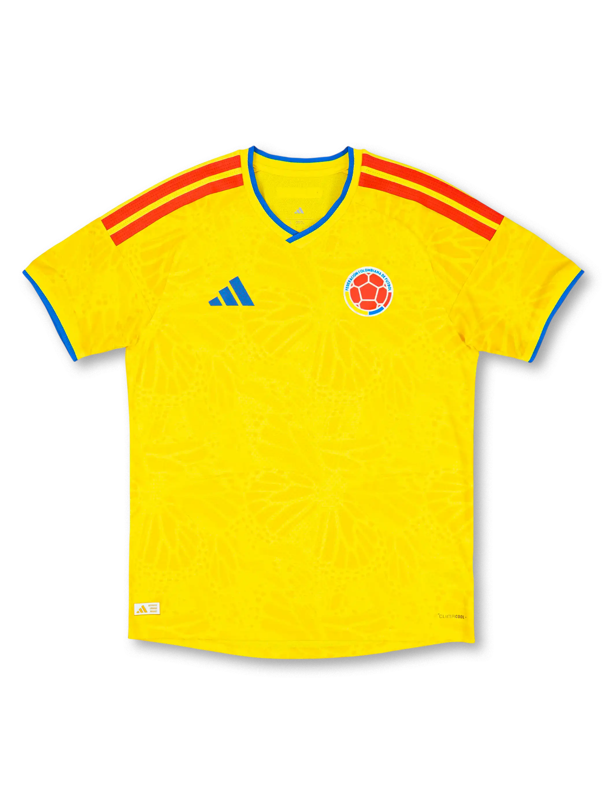 2026-27年コロンビア代表ホームオーセンティックユニフォーム前面
