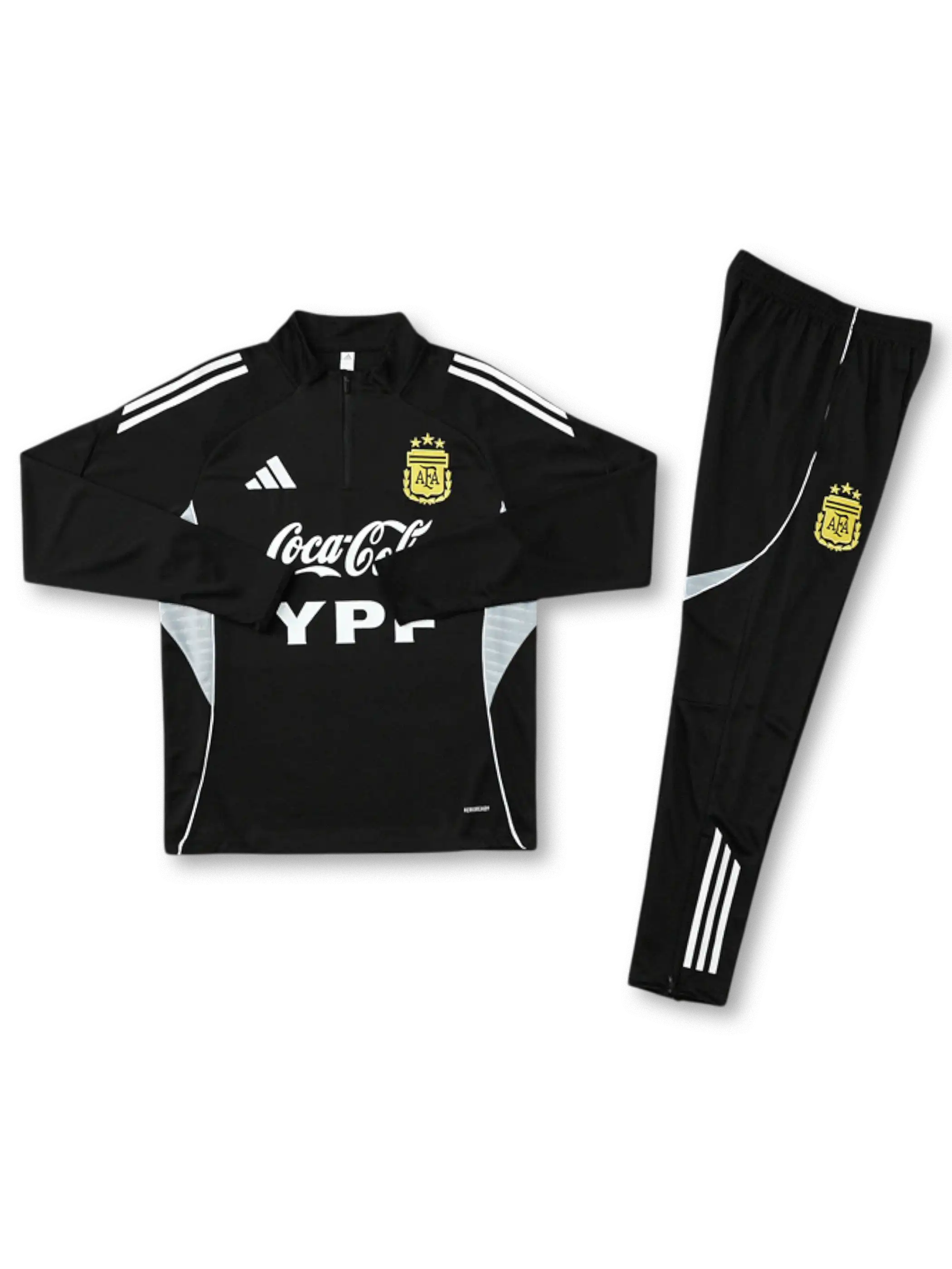 2026年アルゼンチン代表 ブラック選手仕様トレーニングスーツ 正面