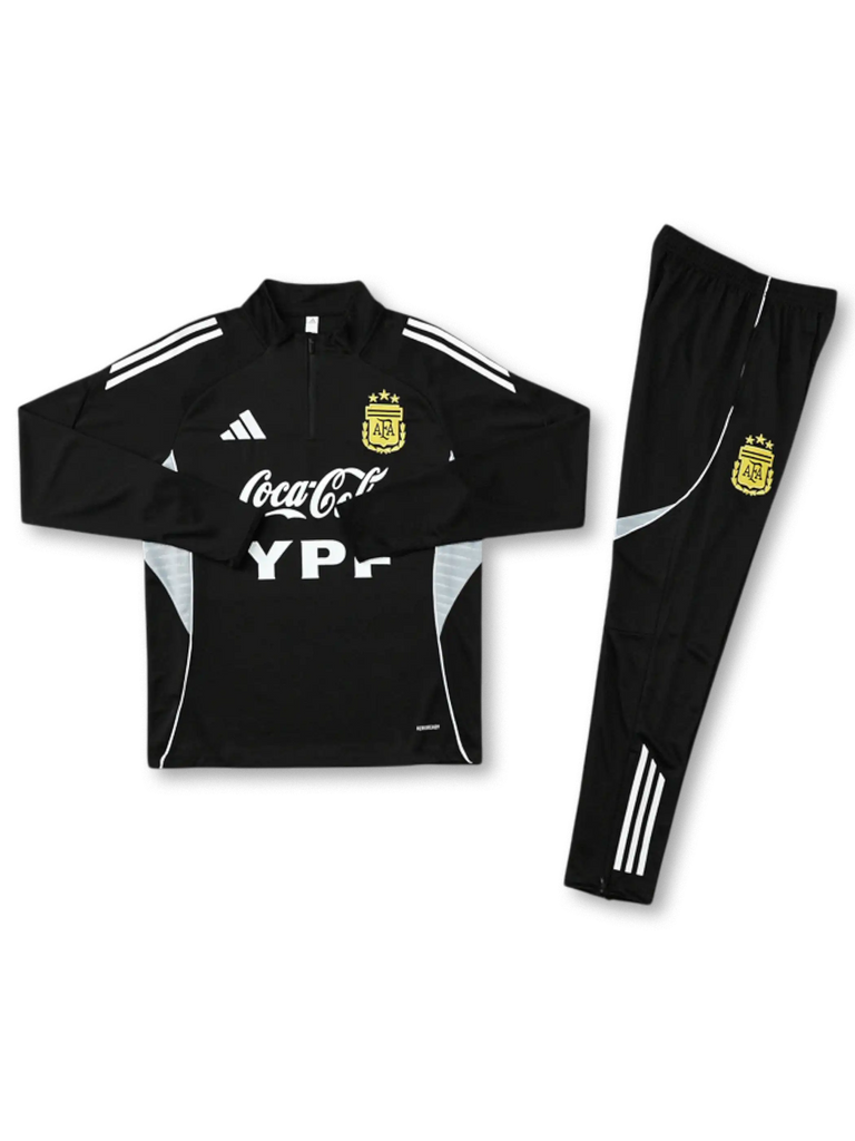 2026 アルゼンチン代表 トレーニングスーツ ブラック-KICKO – KICKO JAPAN