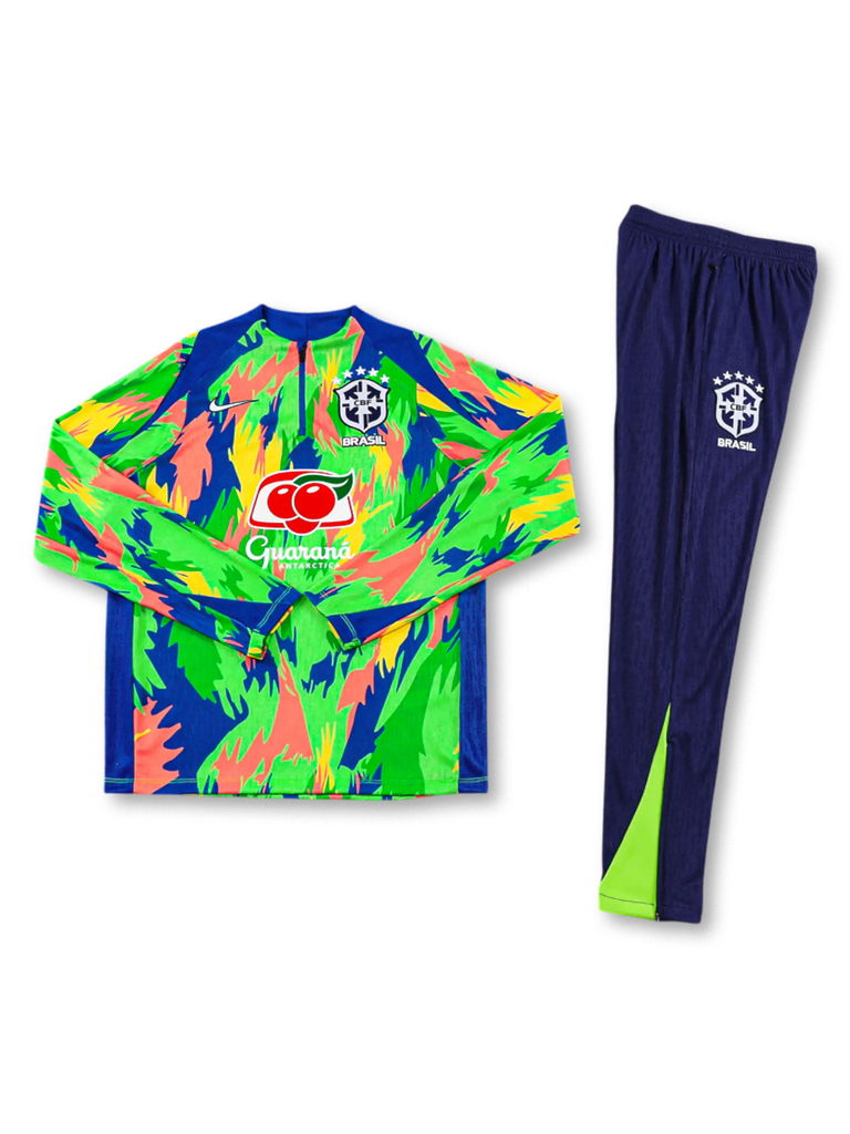 ブラジル代表　フルスポンサー　練習着3点セット 2026 ブラジル代表 トレーニングセット マルチカラー仕様-KICKO