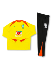 2026 ブラジル代表 ハーフジップ トレーニングスーツ 選手仕様 正面