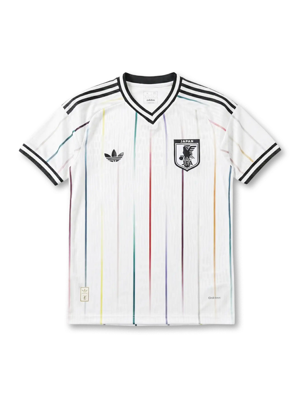 2026年 日本代表 アウェイ 選手仕様ユニフォーム 正面 多色ストライプ
