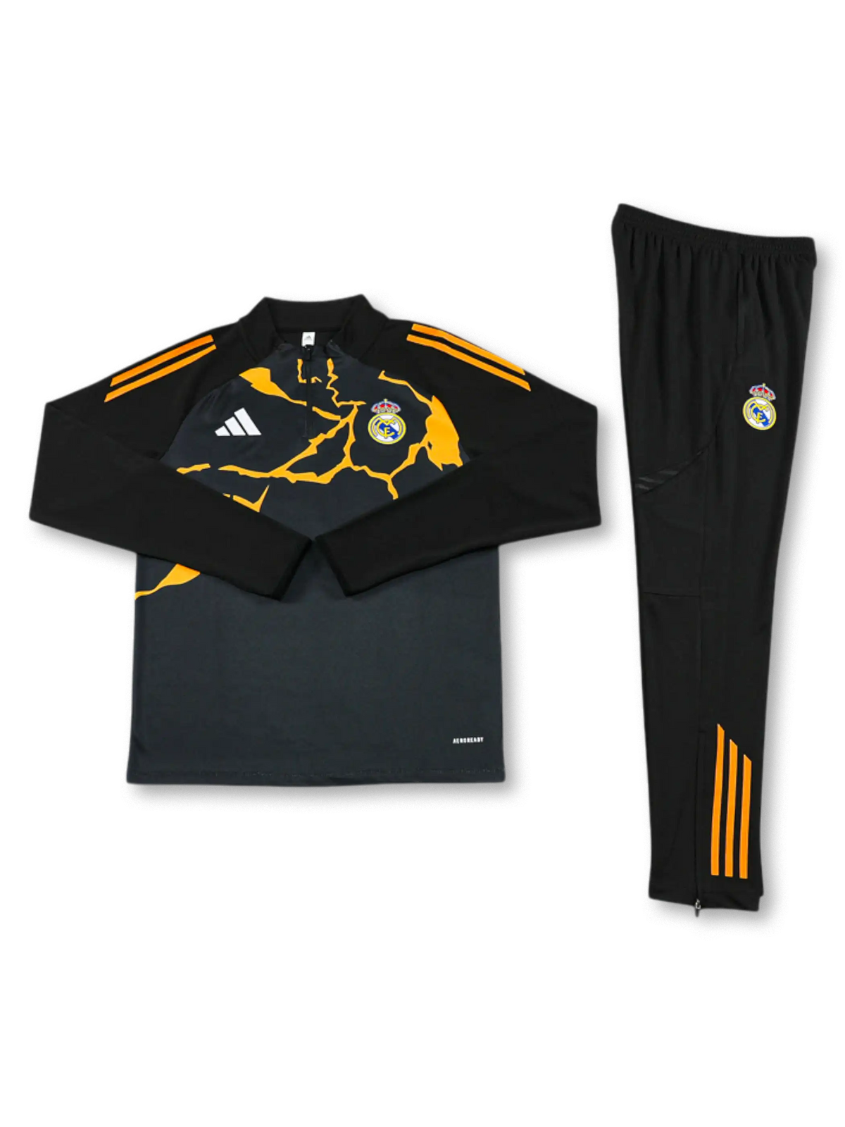 2026 レアル・マドリード トレーニングトップ&パンツ セット-KICKO 2026 レアル・マドリード トレーニングトップ&パンツ セット-KICKO