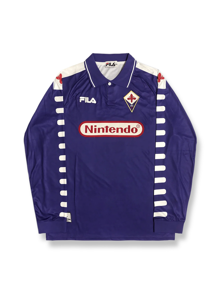 98/99 フィオレンティーナ ホーム 9番 バティストゥータ 長袖ユニフォーム 9899-9pessoa-cluballez-