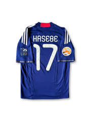 2010/11 Japan home jersey Hasebe 17, vintage football shirt