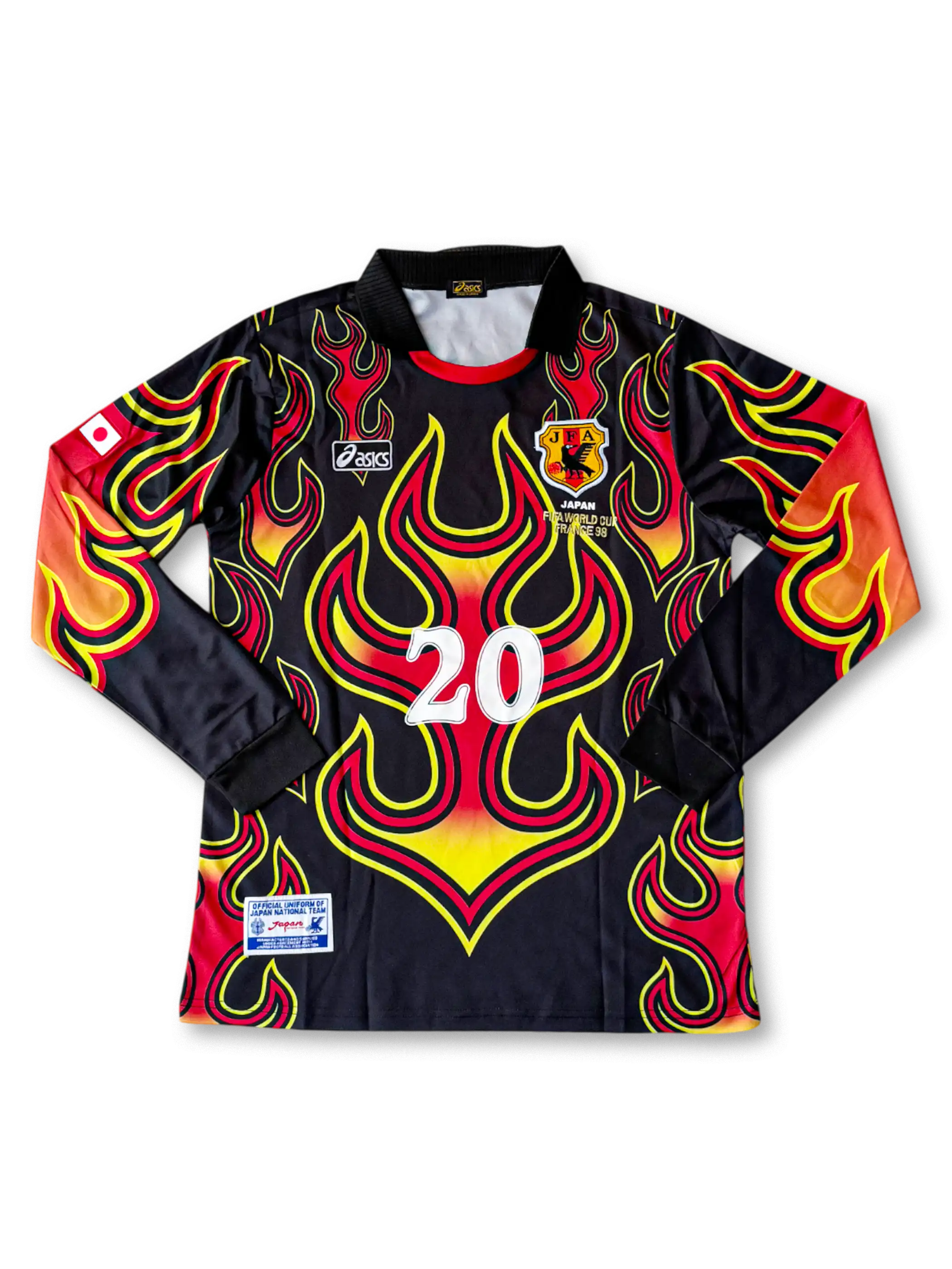 1998年 日本代表 ホーム ゴールキーパー 川口能活 20番