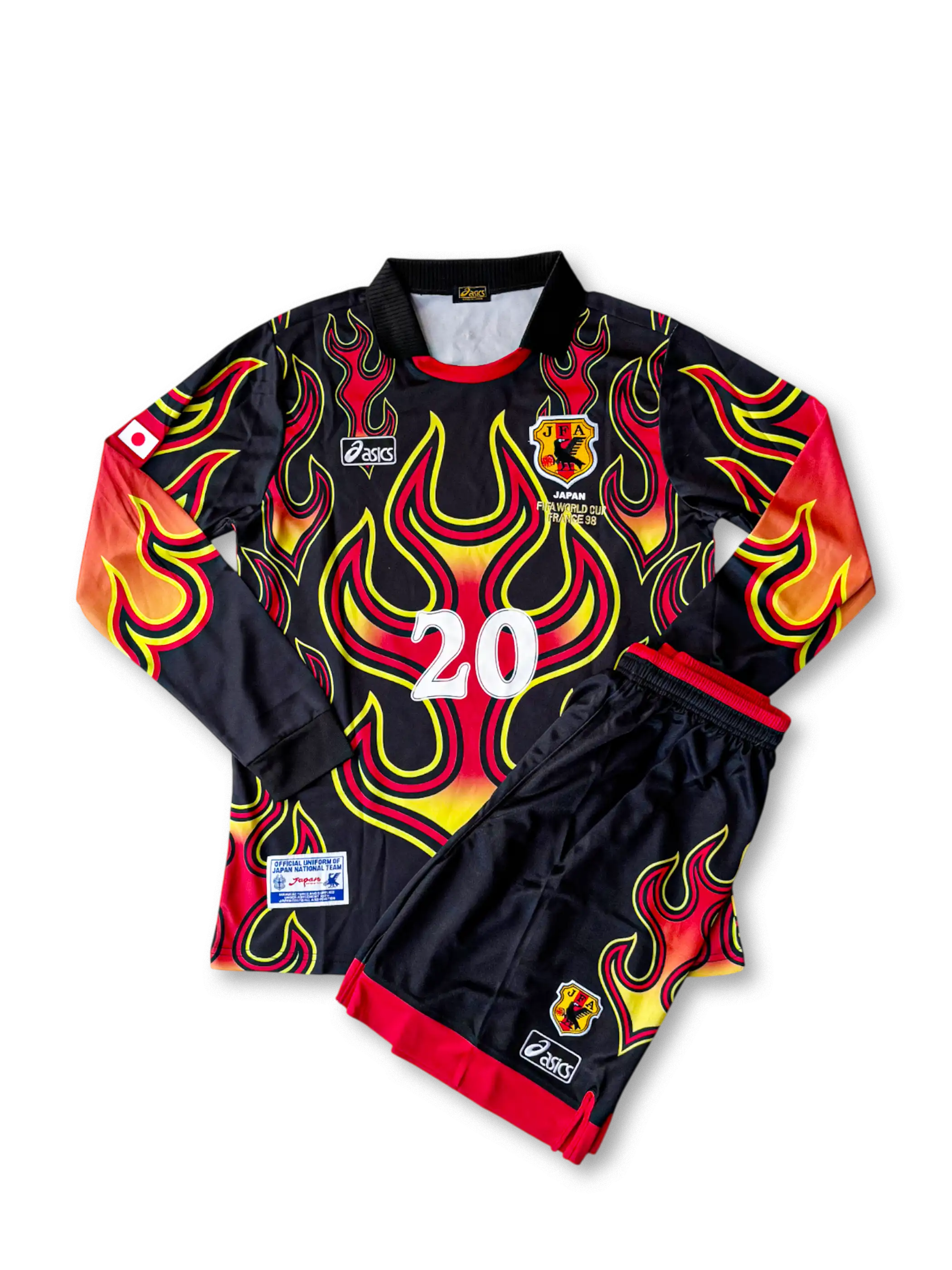 1998年 日本代表 ホーム ゴールキーパー 川口能活 20番