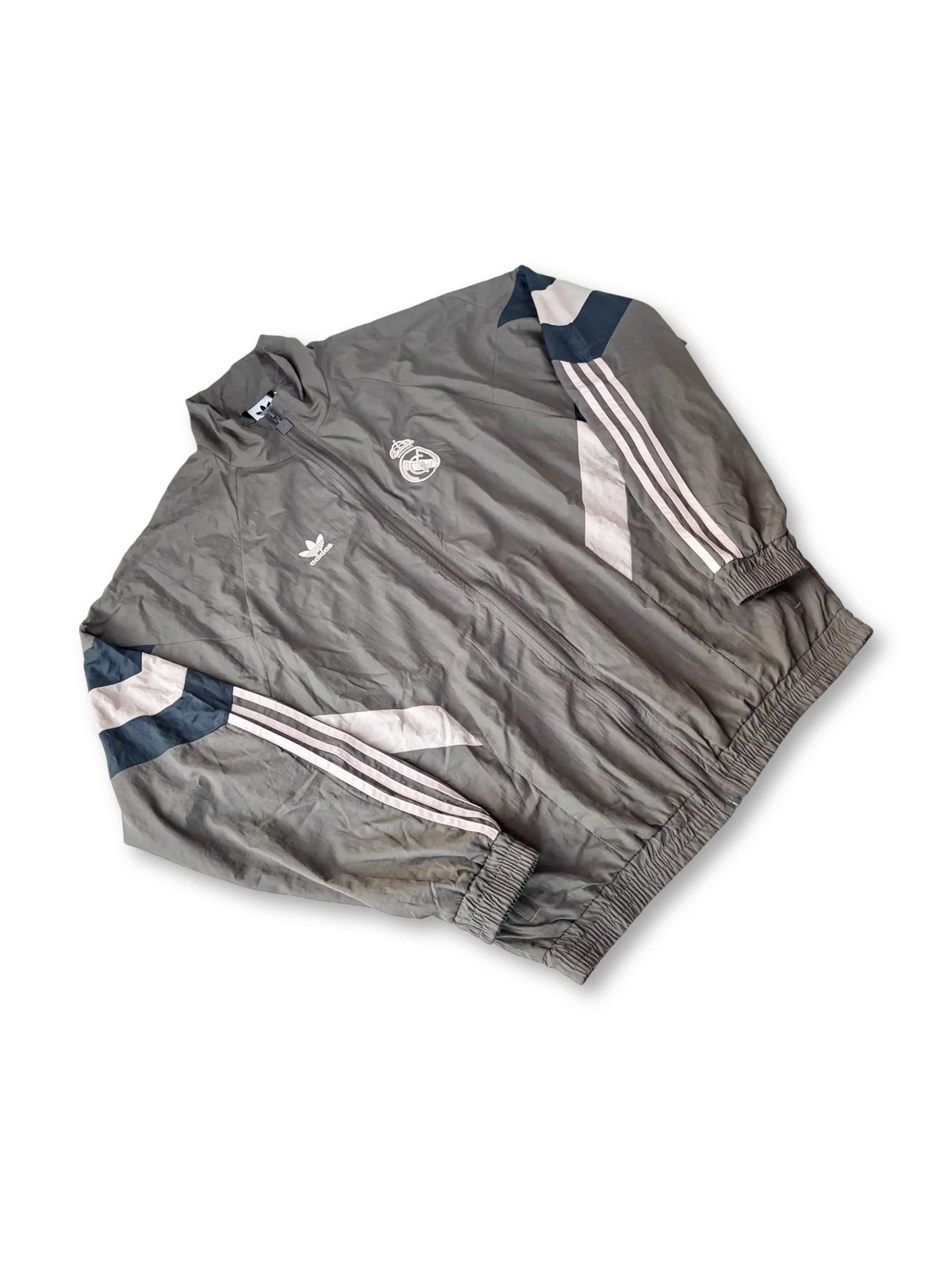 レアル・マドリード 90年代風 レトロ三つ葉ジャージ上下セット-KICKO