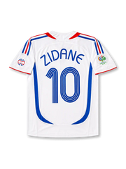 【新品/タグ付き】EURO2000 フランス代表♯10ジダン 【XLサイズ相当】 フランス代表 2006 ワールドカップ決勝 アウェイジャージ ジダン #10
