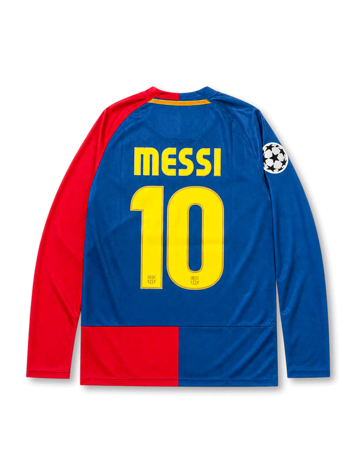 ナイキ FCバルセロナ メッシ 10番 長袖 シャツ 2008-09 バルセロナ UEFAチャンピオンズリーグ決勝 長袖シャツ メッシ