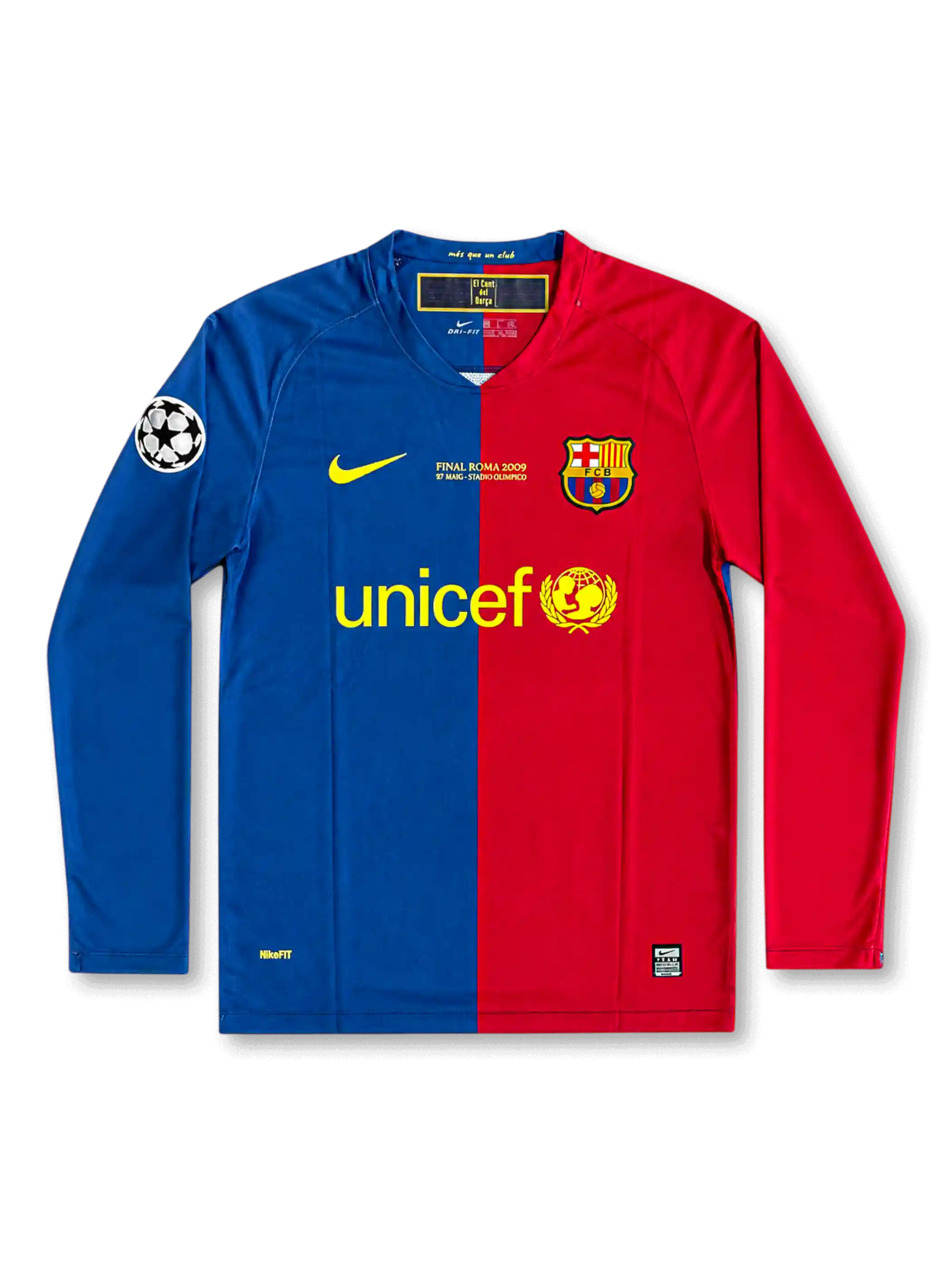 2008-09 バルセロナ UEFAチャンピオンズリーグ決勝 長袖シャツ メッシ 2008-09 バルセロナ UEFAチャンピオンズリーグ決勝 長袖シャツ メッシ