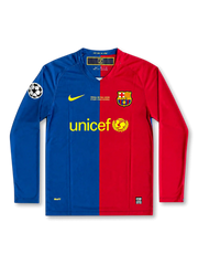 2008-09 バルセロナ UEFAチャンピオンズリーグ決勝 長袖シャツ メッシ
