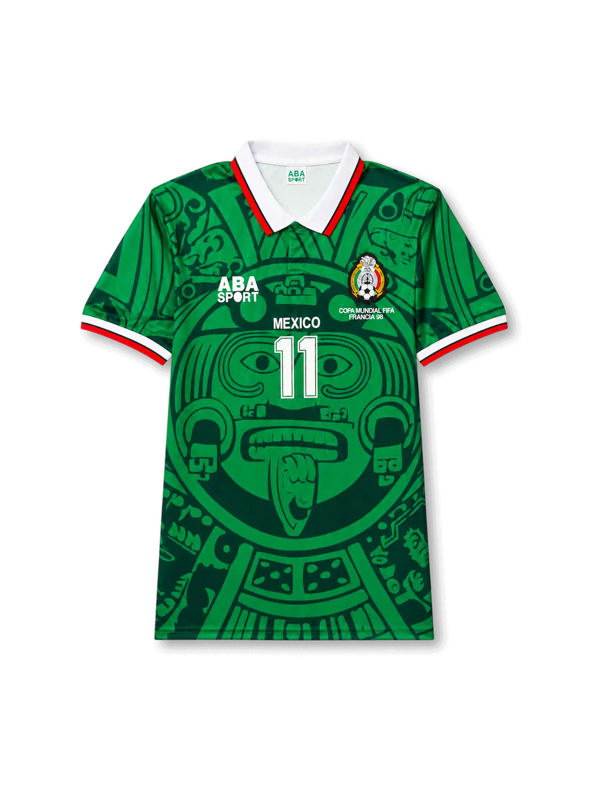 最終値下げ　メキシコ代表ユニフォーム メキシコ代表 1998 ホームジャージ クアウテモク・ブランコ #11-KICKO