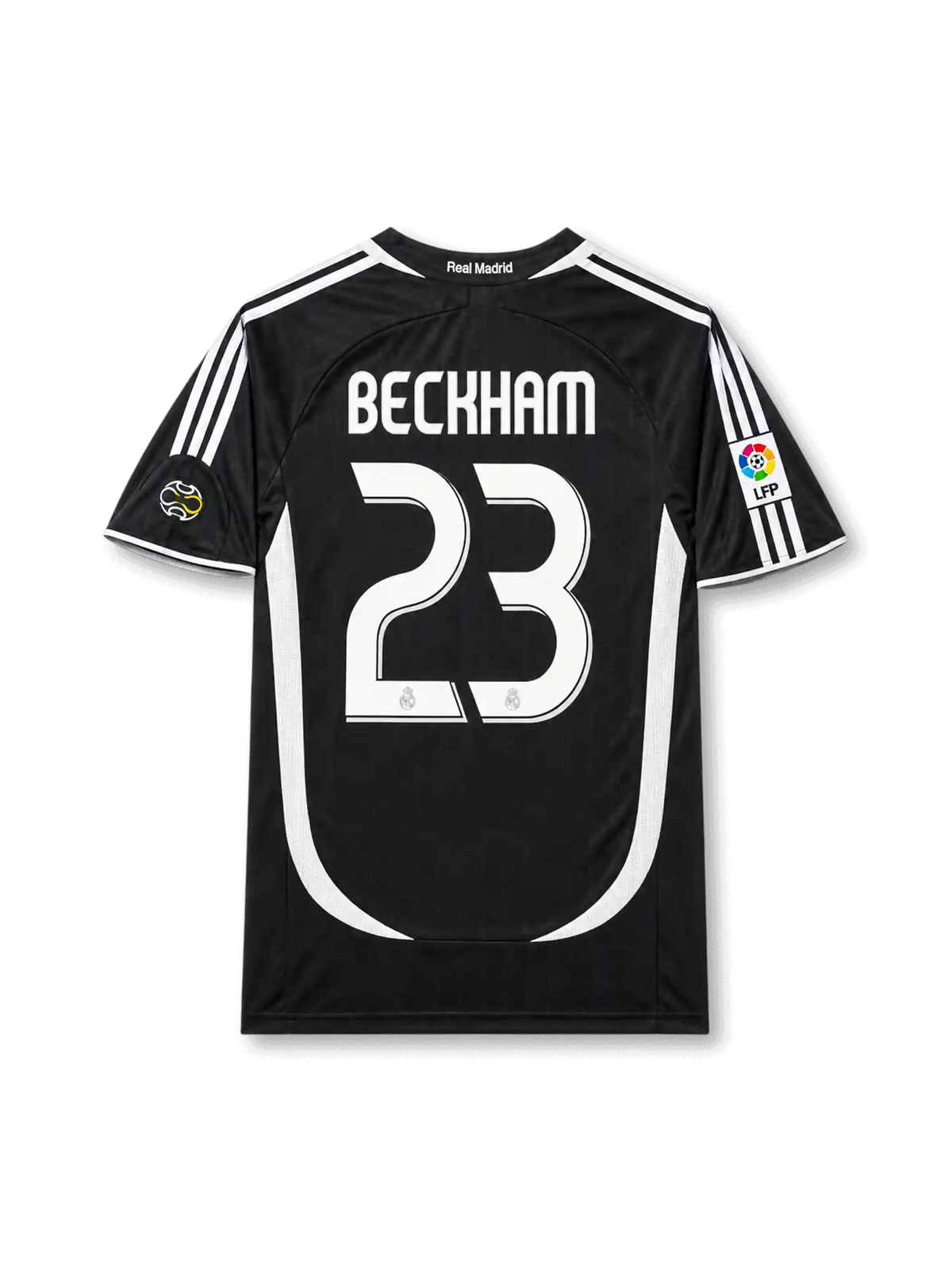 極美品希少06/07【Beckham】ユニフォーム　#23 レアルマドリード L 2006-07 レアル・マドリード アウェイ ベッカム #23 ユニフォーム