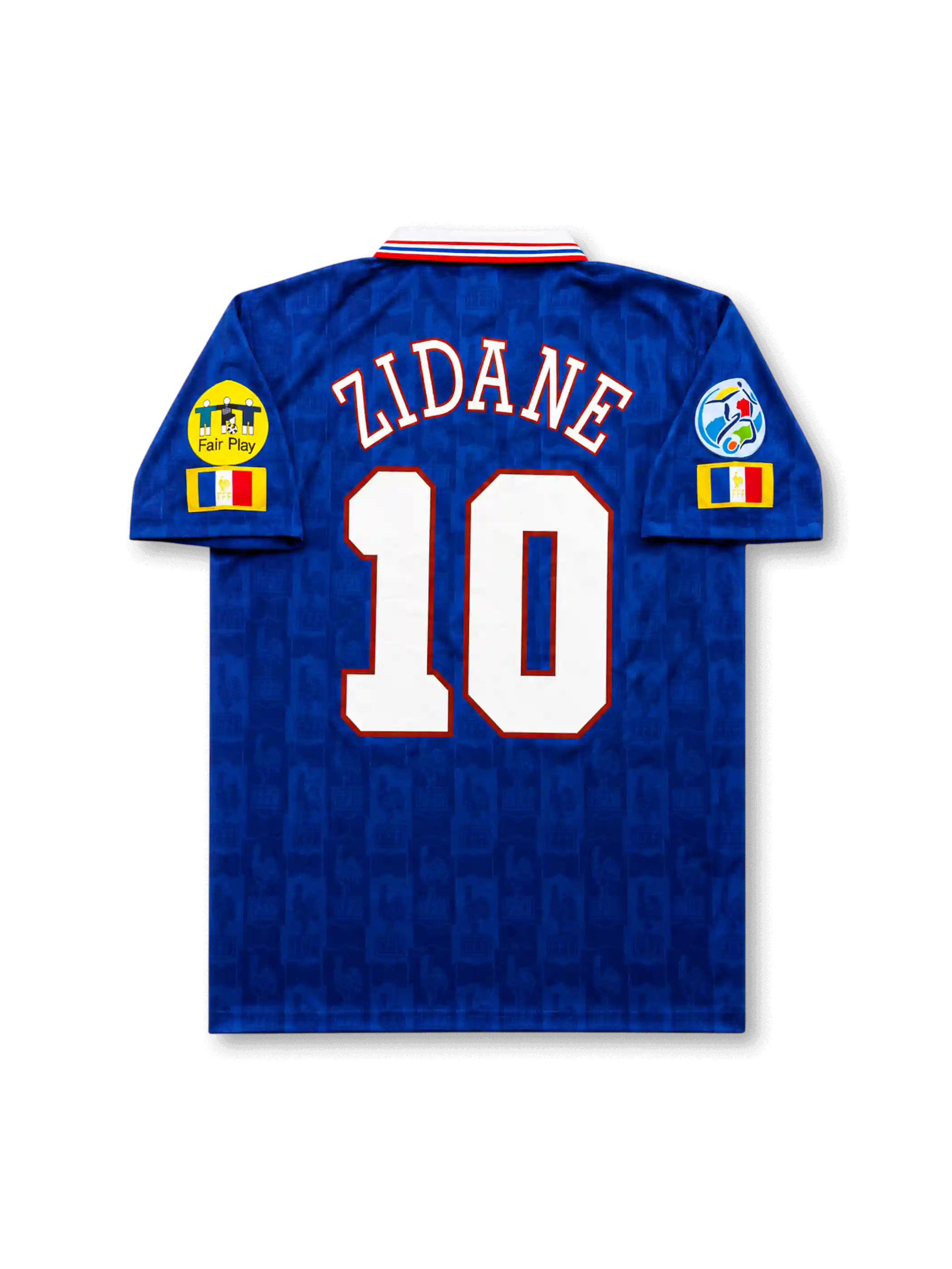 サッカーユニフォーム　フランス代表 ジダン　Lサイズ　星なしユニフォームです 1996 フランス代表 ホーム ジダン #10 ユニフォーム-KICKO – KICKO JAPAN