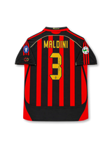 2006–2007 ACミラン ホーム シグネチャープリントエディション ユニフォーム マルディーニ 3番