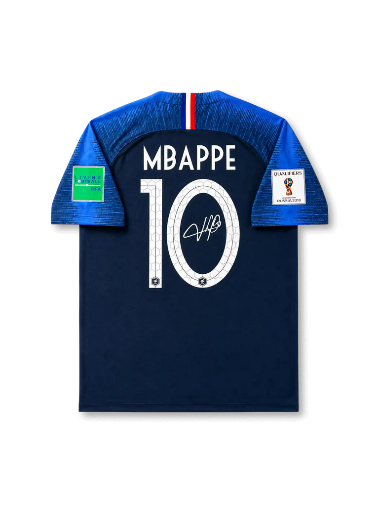 フランス代表100周年記念ユニフォーム　ムバッペ 2018 フランス代表 決勝記念 シグネチャープリント ユニフォーム