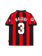 2009–2010 ACミラン ホーム シグネチャープリントエディション ユニフォーム マルディーニ 3番