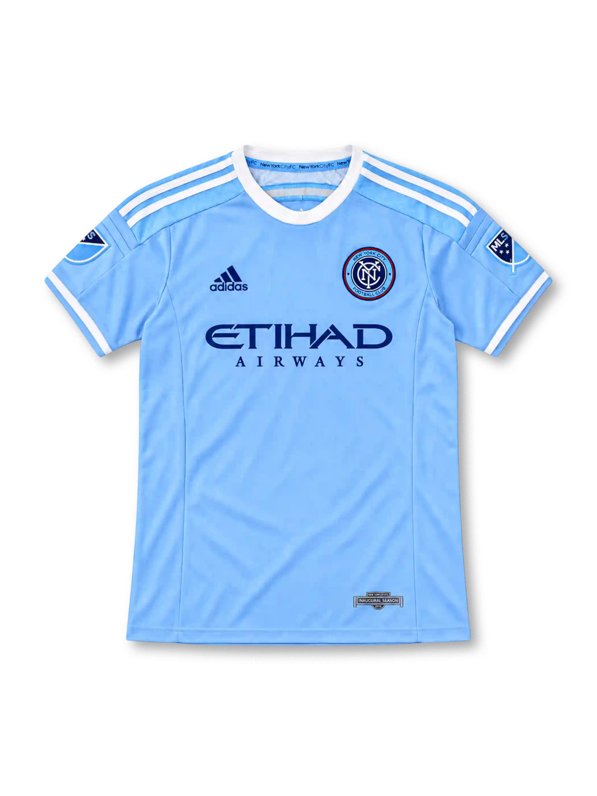 ニューヨーク・シティFC 2015 ホーム ユニフォーム スカイブルー ETIHAD AIRWAYS INAUGURAL SEASON パッチ