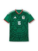 メキシコ代表 2026 ワールドカップ ホーム レプリカ ユニフォーム（J. キニョネス 背番号16）