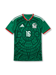 メキシコ代表 2026 ワールドカップ ホーム レプリカ ユニフォーム（J. キニョネス 背番号16）
