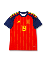 スペイン代表 2026 ワールドカップ ホーム レプリカ ユニフォーム（ラミン・ヤマル 背番号19）