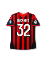 ACミラン 2009-10 UEFAチャンピオンズリーグ仕様 ホームジャージ ベッカム #32