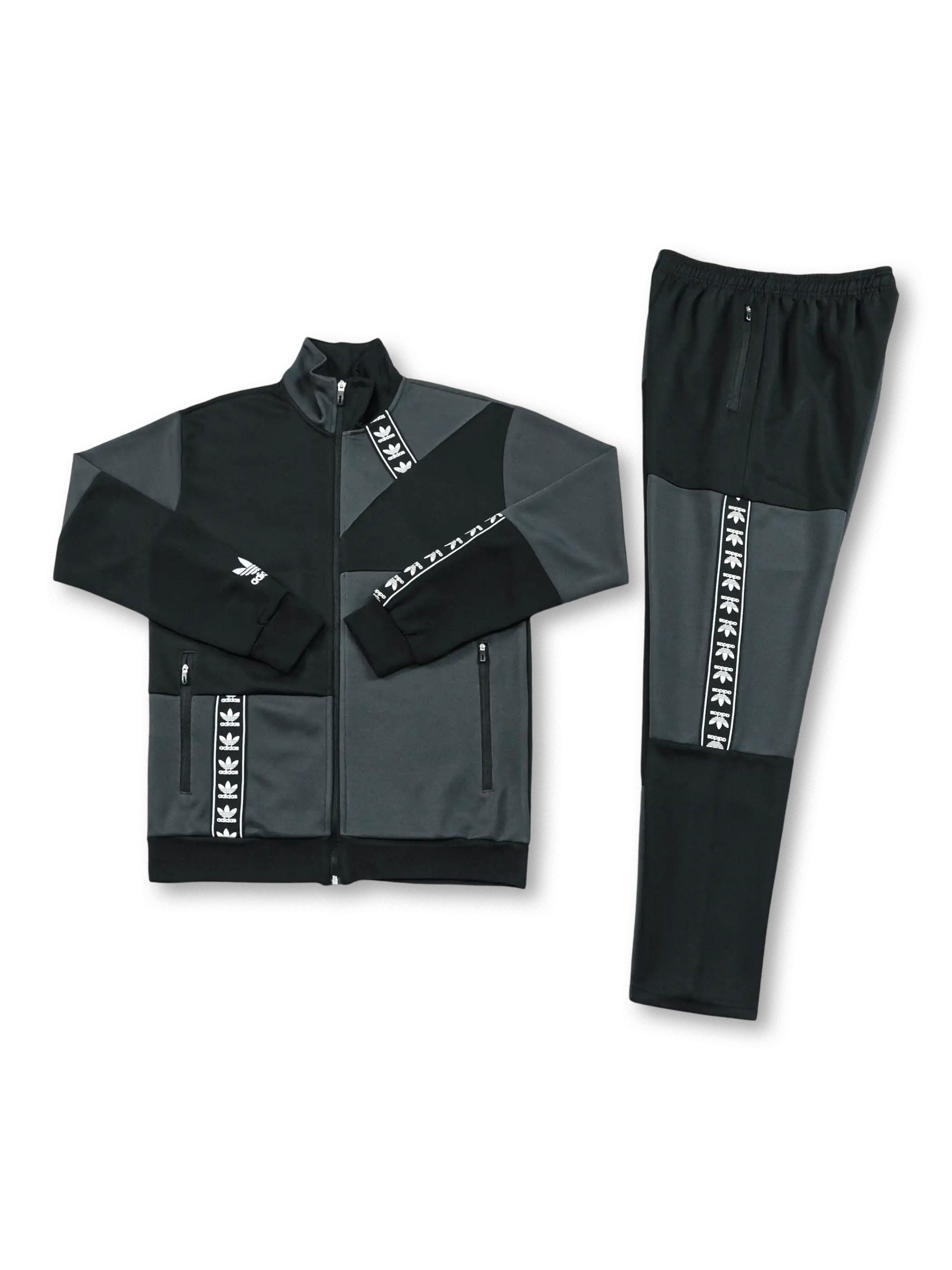 adidas Originals モノトーン トラックスーツ 正面デザイン