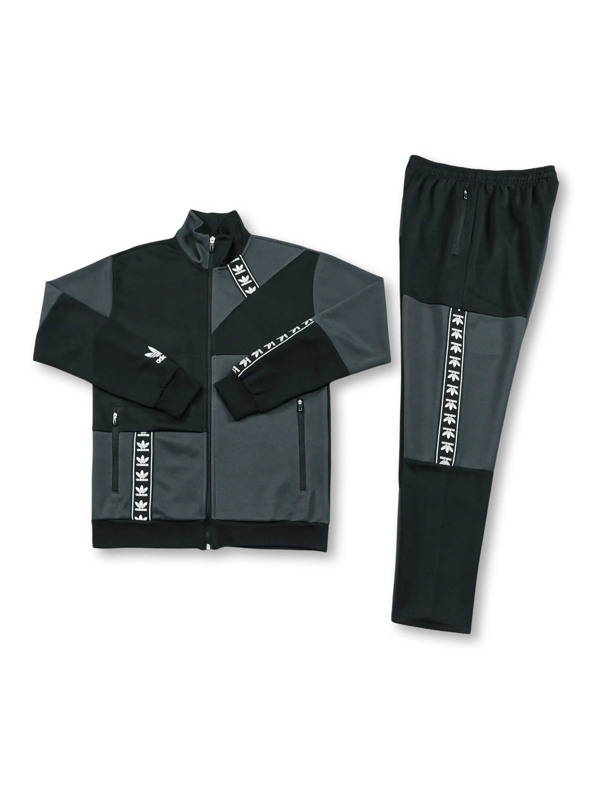 adidas Originals モノトーン トラックスーツ 正面デザイン