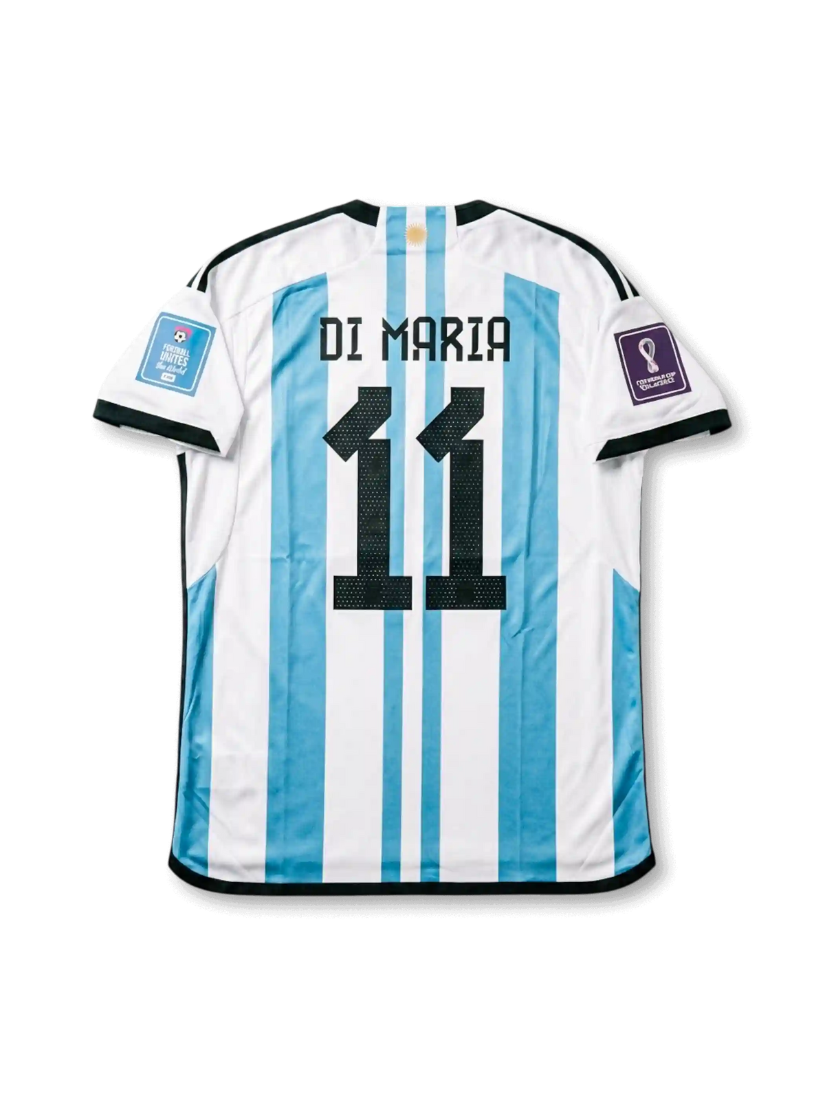 アルゼンチン代表 2022 FIFAワールドカップ カタール大会 ホームジャージ ディ・マリア11番 フロント