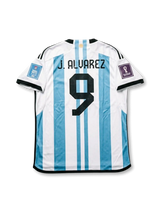 アルゼンチン代表 2022 FIFAワールドカップ カタール大会 決勝仕様 ホームジャージ J.アルバレス #9