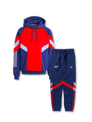 アーセナル 三つ葉 裏起毛ヘビーウェイト 90年代レトロ フーディー＆パンツセット 正面