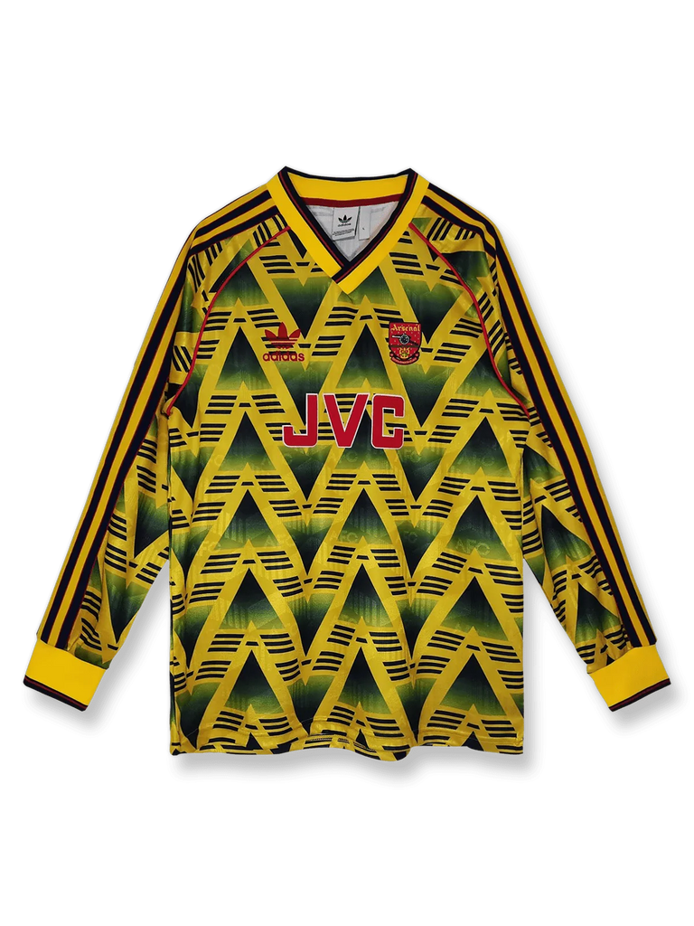 1991/93シーズン アーセナル アウェイ 長袖ユニフォーム-KICKO – KICKO
