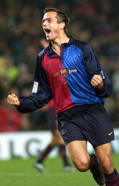 FCバルセロナ 1999年 創立100周年 ホーム 長袖ユニフォーム-KICKO