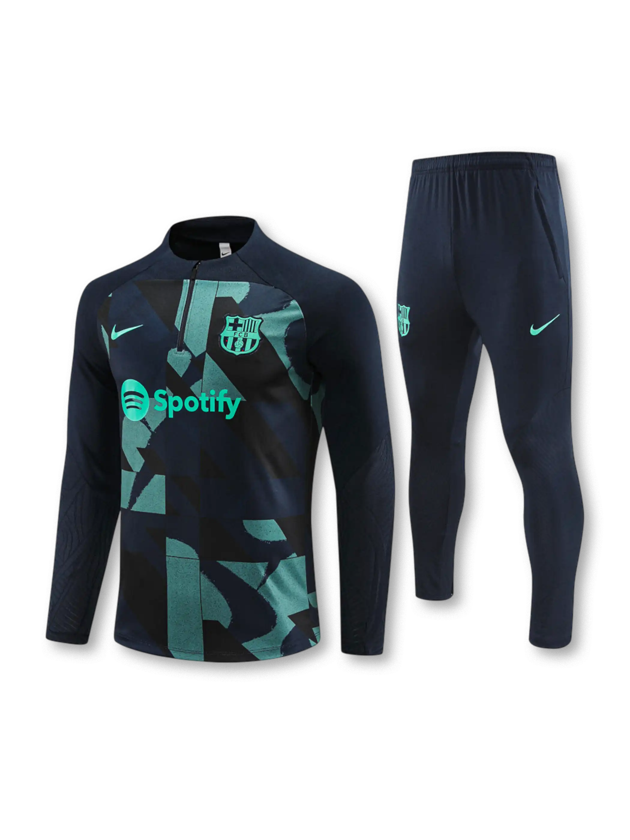 FCバルセロナ ハーフジップ トレーニングセット-KICKO – Kicko