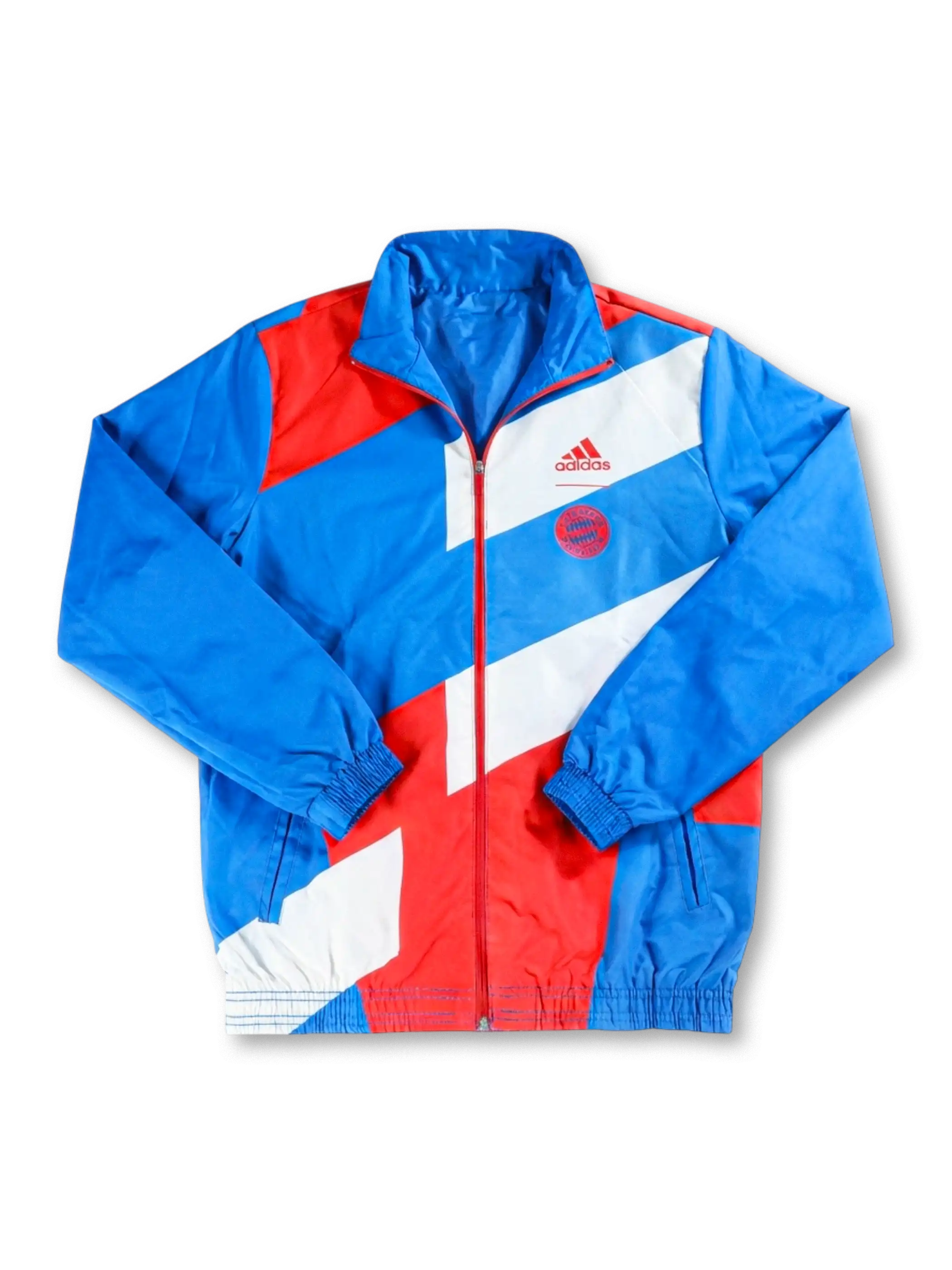 バイエルン 復刻リバーシブルジャケット 正面／幾何パネルデザイン