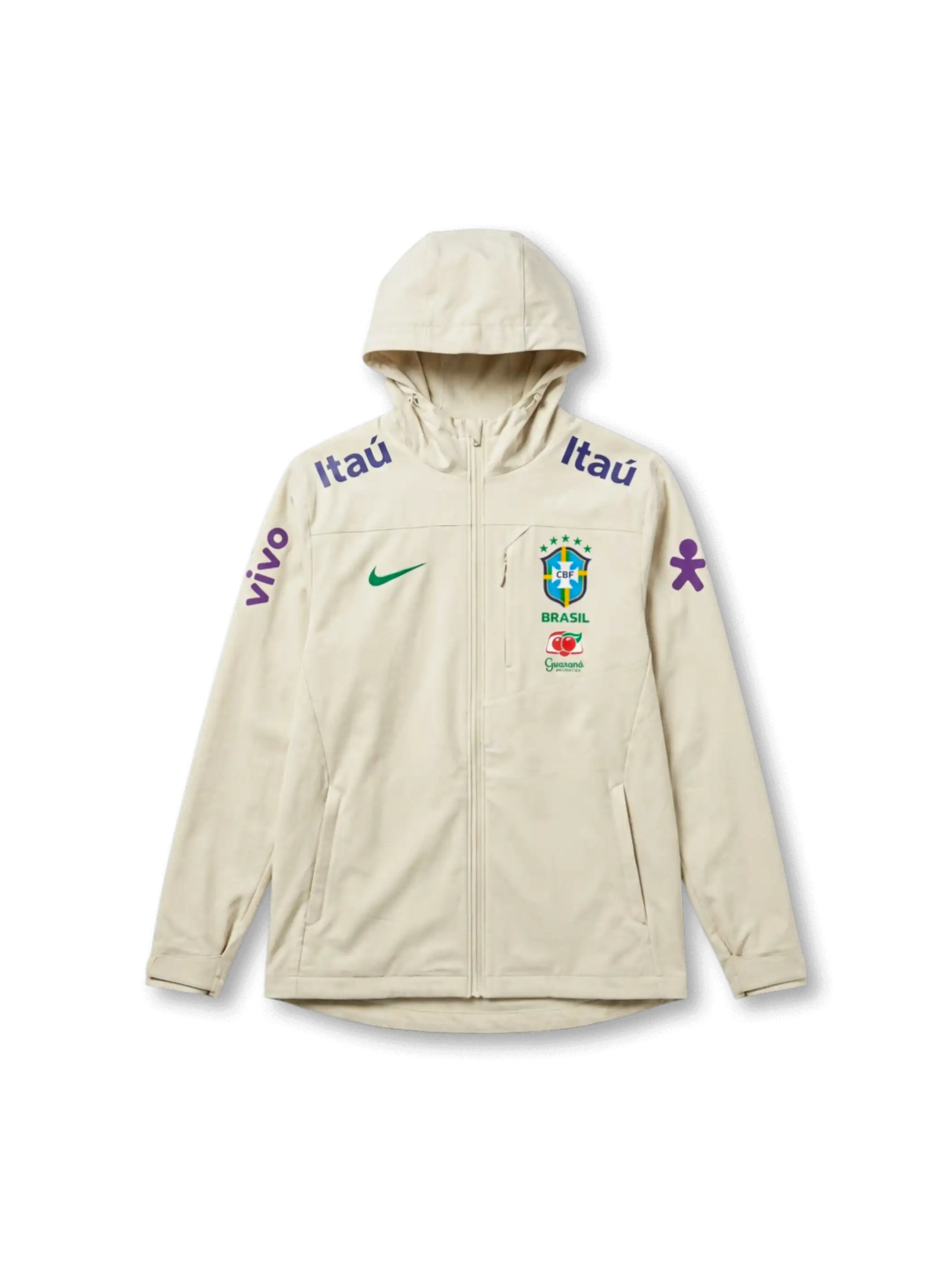 ブラジル代表 Nike トレーニングフーデッドジャケット ブラック — Itaú