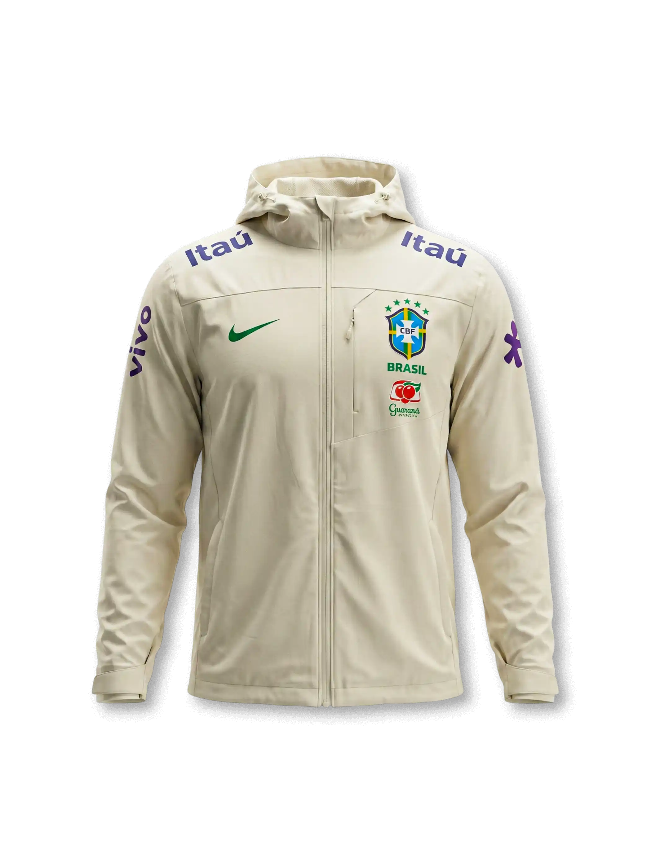 ブラジル代表 Nike トレーニングフーデッドジャケット ブラック — Itaú