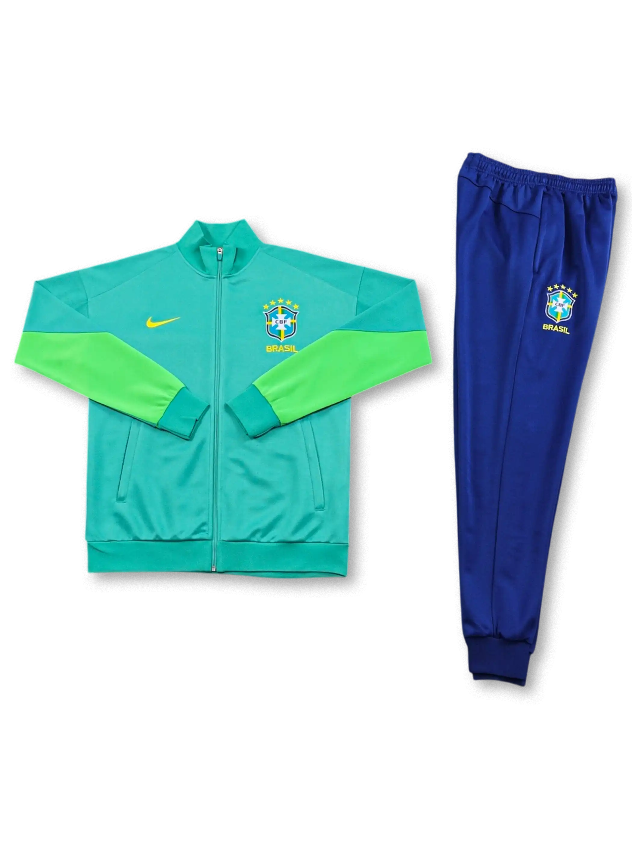 ブラジル代表 Nike トラックスーツ上下セット 前面（ジャケット＆パンツ）