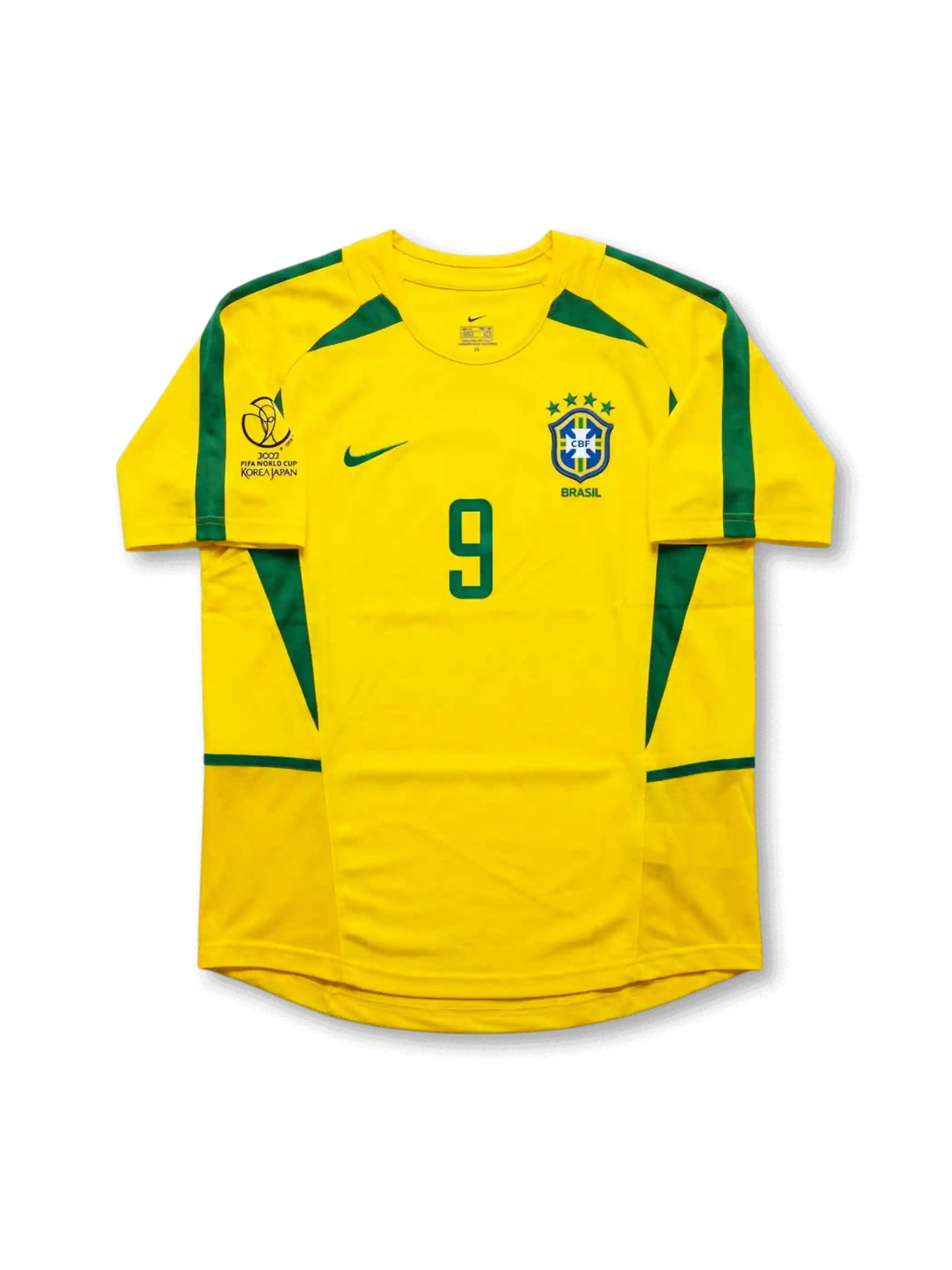 2002 ブラジル代表 ホーム レプリカ 9番 ロナウド 半袖 Lサイズ ブラジル代表 FIFA WORLD CUP 2002 韓国・日本 ホームジャージ