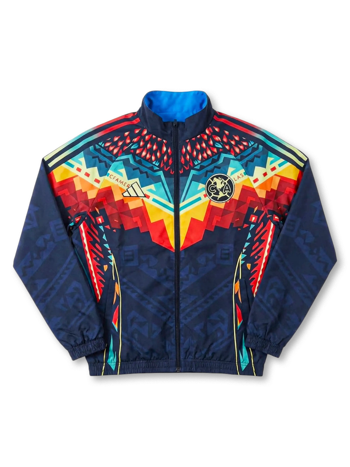 クラブ・アメリカ 民族調グラフィック トラックジャケット 正面