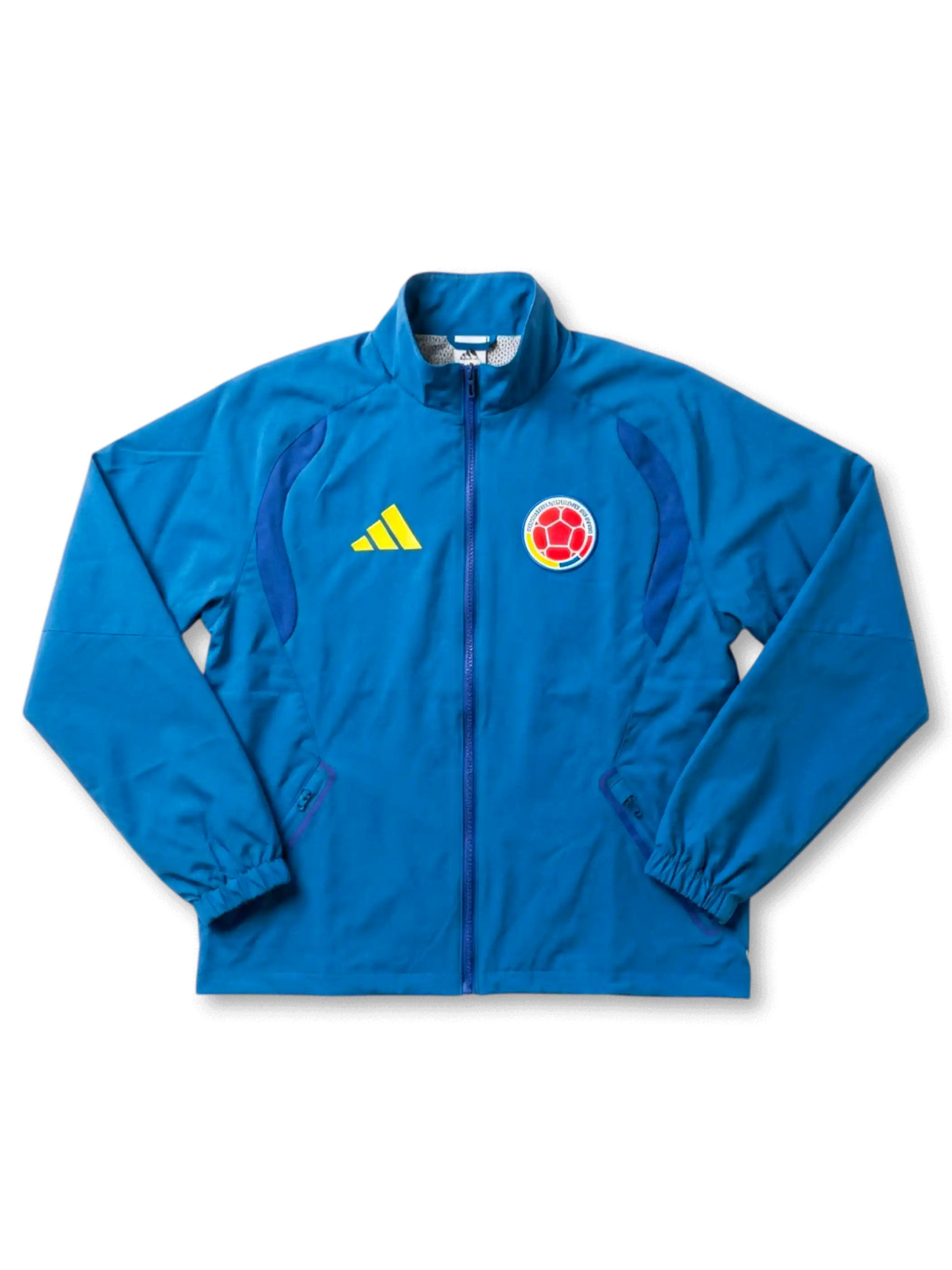コロンビア代表 トラックジャケット ブルー フロントデザイン